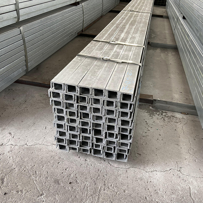 Perfil de acero galvanizado forma del soldado militar del canal 50*50m m Rod de acero de la forma de C/U para el marco del coche