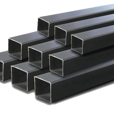 El polvo negro Q235 cubrió el tubo de acero rectangular inconsútil cuadrado de Astm el 12ft de la tubería