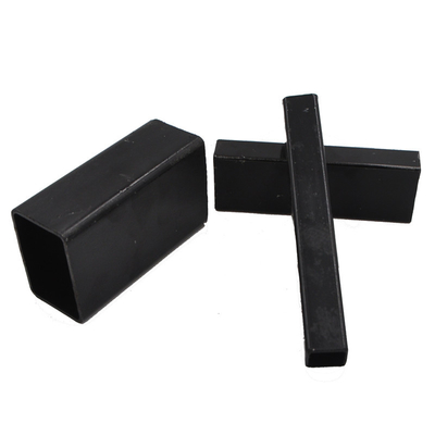 Tubería negra S235JR del cuadrado del metal de ASTM 7m m tubería de acero del negro de 2 pulgadas