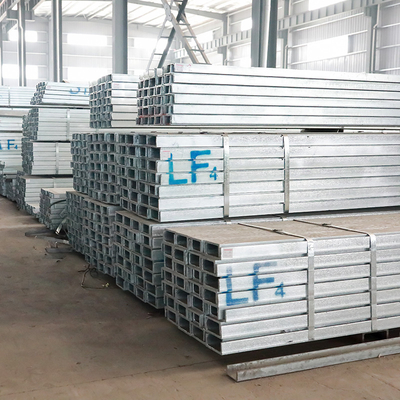 haz de acero galvanizado 50m m del hierro U del metal del canal C ASTM Q235 Q345