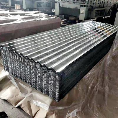 Hoja de techo de zinc con ondas de agua galvanizadas de calibre AISI 22 24 26