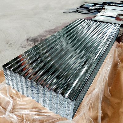 Hoja de techo de metal barato DX51D Panel de acero GI anticorrosión de 1250 mm