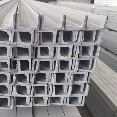 Perfil de acero galvanizado forma del soldado militar del canal 50*50m m Rod de acero de la forma de C/U para el marco del coche