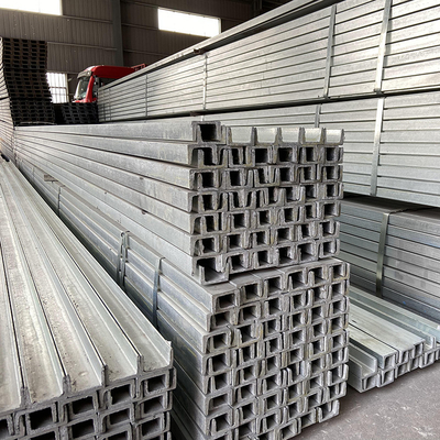 Perfil de acero C anticorrosivo recubierto de zinc de canal de acero galvanizado personalizado