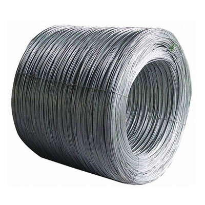 5,5 alambre de acero galvanizado 6.5m m Q195 100kgs Rod en bobina laminada en caliente