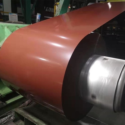 El color de acero galvanizado prepintado de la bobina de PPGI cubrió cubrir el rollo 1250m m de la hoja