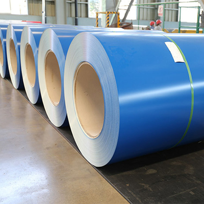 El color de acero galvanizado prepintado de la bobina de PPGI cubrió cubrir el rollo 1250m m de la hoja