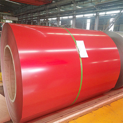 El color de acero galvanizado prepintado de la bobina de PPGI cubrió cubrir el rollo 1250m m de la hoja