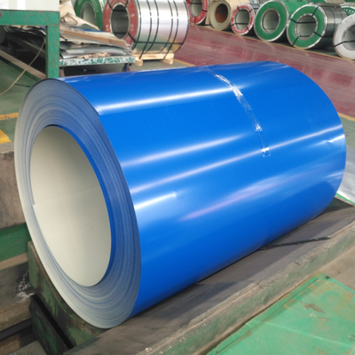 El color de acero galvanizado prepintado de la bobina de PPGI cubrió cubrir el rollo 1250m m de la hoja
