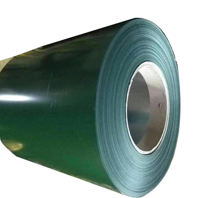 El color cubrió la bobina de acero de PPGI galvanizó el grueso de 0.55m m con estándar de AISI