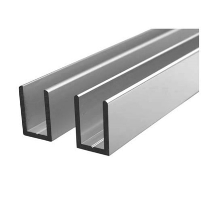 Canal U de acero inoxidable laminado en caliente SS400 S235JR S355JR S355J2 para el edificio de la estructura