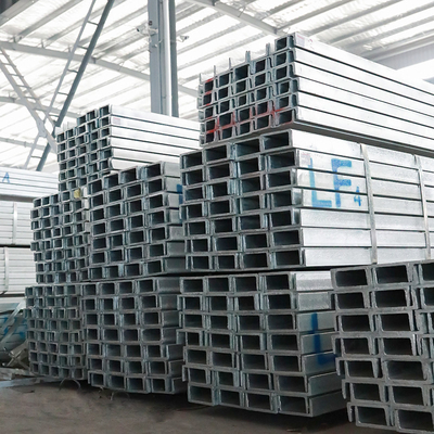 La inmersión caliente galvanizada 50m m del canal ASTM de SS400 C galvanizó el canal de C