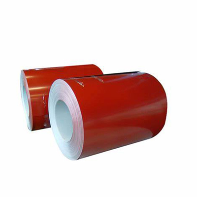 Bobina roja de PPGL que cubre la bobina de acero revestida prepintada DX51D del color