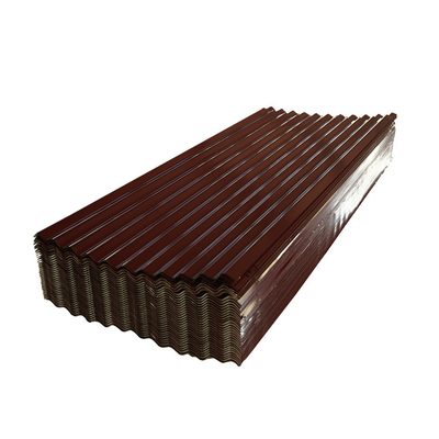 La hoja roja Z30 sumergido caliente del tejado de PPGI galvanizó el metal que cubría el color de Ral
