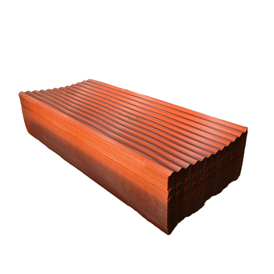 La hoja roja Z30 sumergido caliente del tejado de PPGI galvanizó el metal que cubría el color de Ral