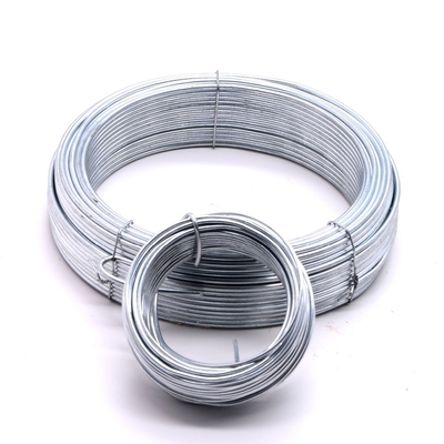 Alambre de acero de hierro GI bajo en carbono Q235 recubierto de zinc calibre 10 12 14