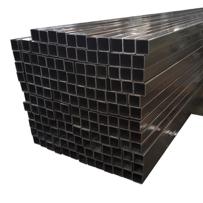 El polvo negro Q235 cubrió el tubo de acero rectangular inconsútil cuadrado de Astm el 12ft de la tubería