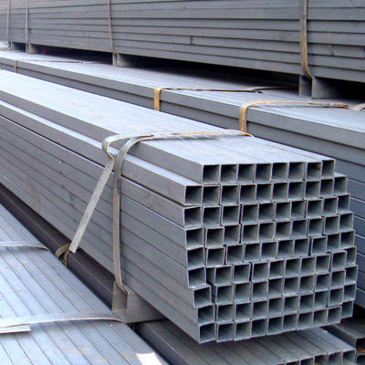 La sección de acero negra los 5.8m de la caja de ASTM OD 600m m galvanizó el tubo del cuadrado