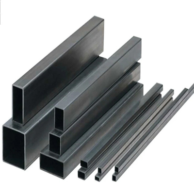El tubo de acero negro JIS SS400 del cuadrado del ISO 14m m galvanizó el tubo cuadrado