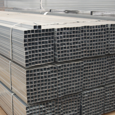 3x2 galvanizó la tubería rectangular del acero del tubo 0.6m m del cuadrado en frío