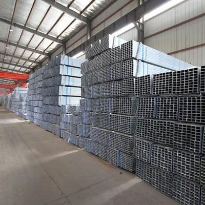La inmersión caliente Q345 galvanizó el tubo de acero galón del cuadrado de la sección 100x100 de la caja