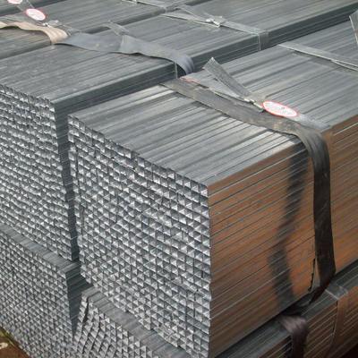 La inmersión caliente Q345 galvanizó el tubo de acero galón del cuadrado de la sección 100x100 de la caja