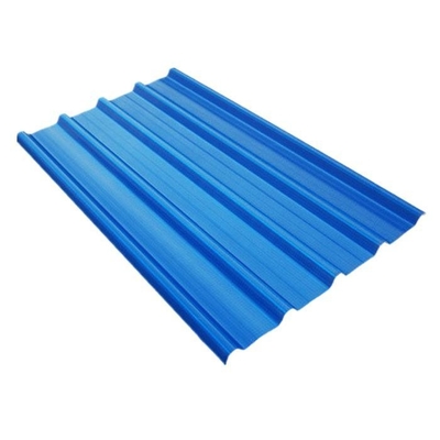 DC02 azul galvanizó las hojas que cubrían acanaladas que 180g galvanizó los paneles del tejado