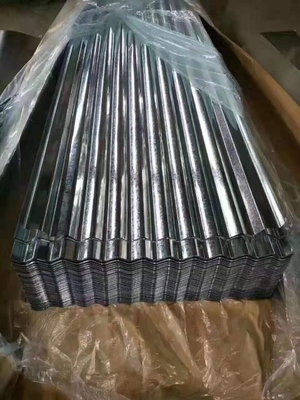 PPGI galvanizó el metal acanalado que cubría 0.02m m DX51D ASTM