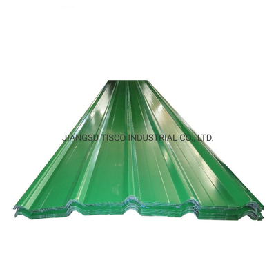 S220GD verdes colorean las hojas que cubren revestidas de la hoja los 8ft de la techumbre del soldado enrollado en el ejército