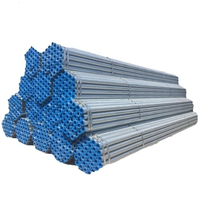 La ronda galvanizada sumergida caliente de la tubería de acero DX51D del horario 40 de ASTM galvanizó el tubo