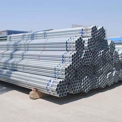 Tubería de acero redonda galvanizada sumergida caliente A106 GR B de DX52D inconsútil
