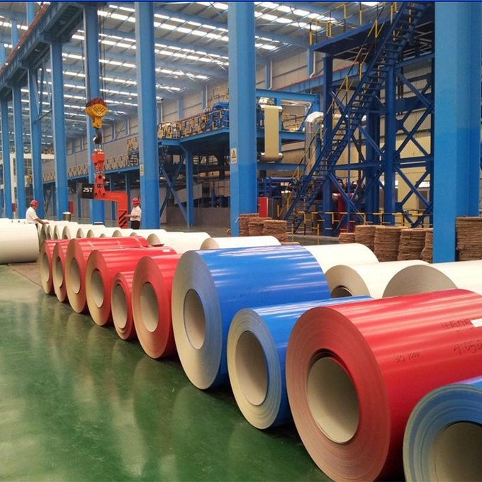 El verde modificado para requisitos particulares PPGI del tamaño arrolla 0.5mmx1300m m que el color de Z100 Z150 cubrió la bobina de acero 0