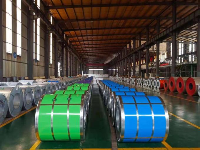 El color de revestimiento doble pintó la pintura del rollo del metal galvanizó la bobina/las hojas de acero del galvanizado PPGI PPGL en bobinas