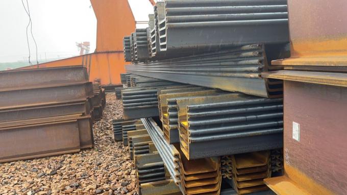 Tablestaca de acero laminado en caliente AISI 5,5 pulgadas para el perfil de acero de construcción 5
